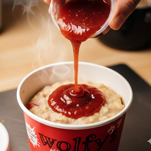 Jam-poured